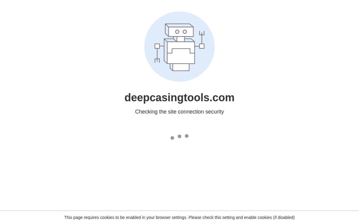 Deep Casing Tools website preview