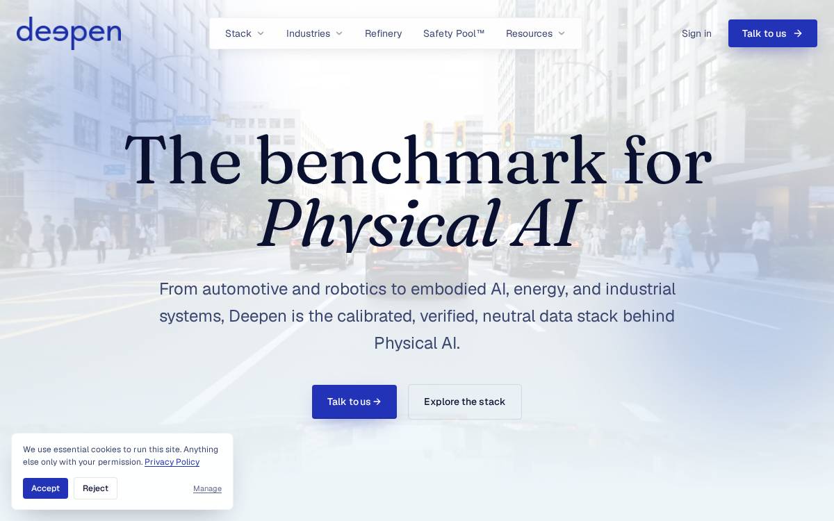 Deepen website preview