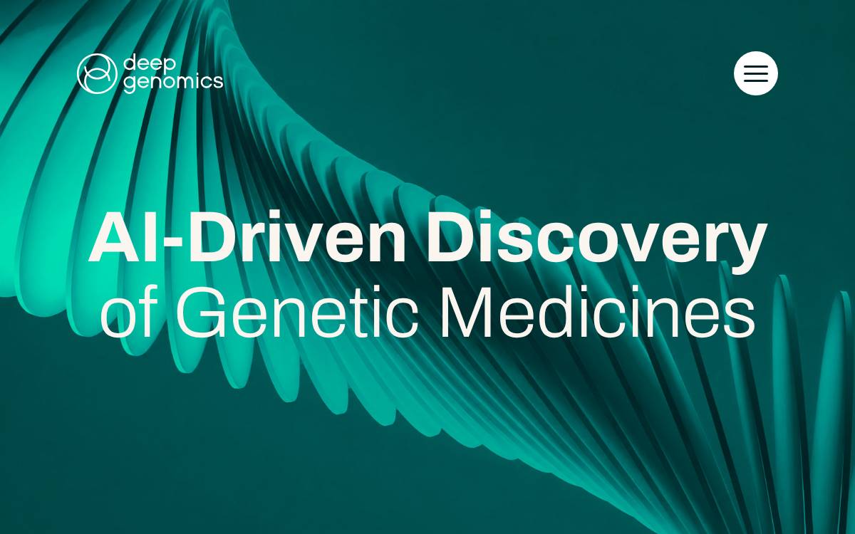 Deepgenomics website preview