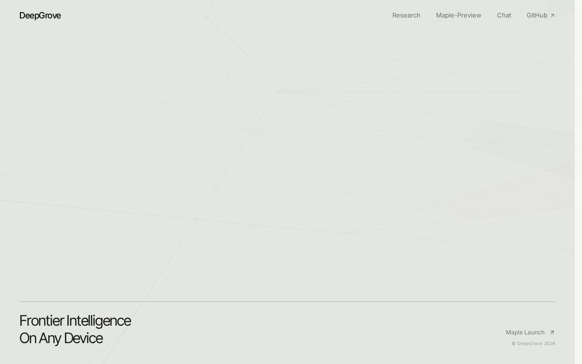 DeepGrove website preview