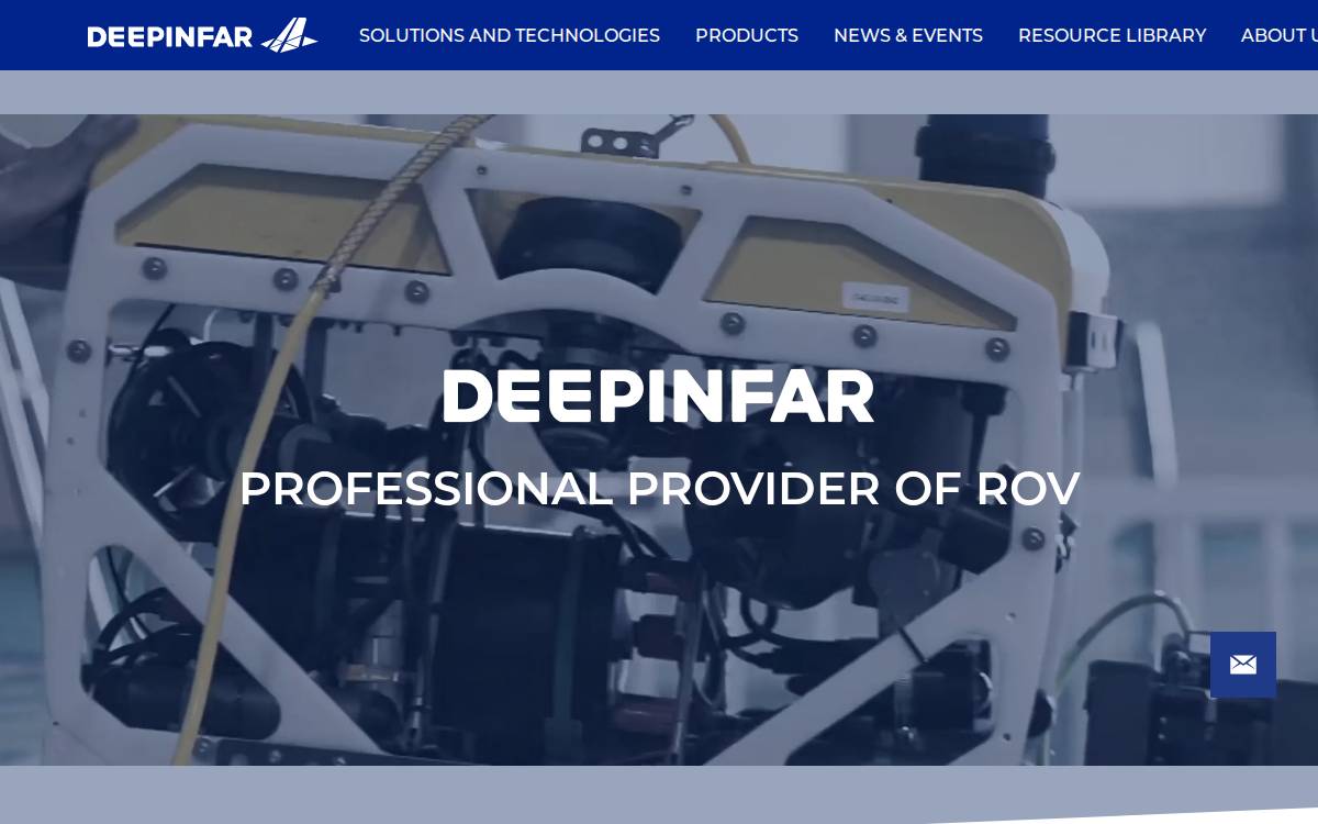 Deepinfar website preview