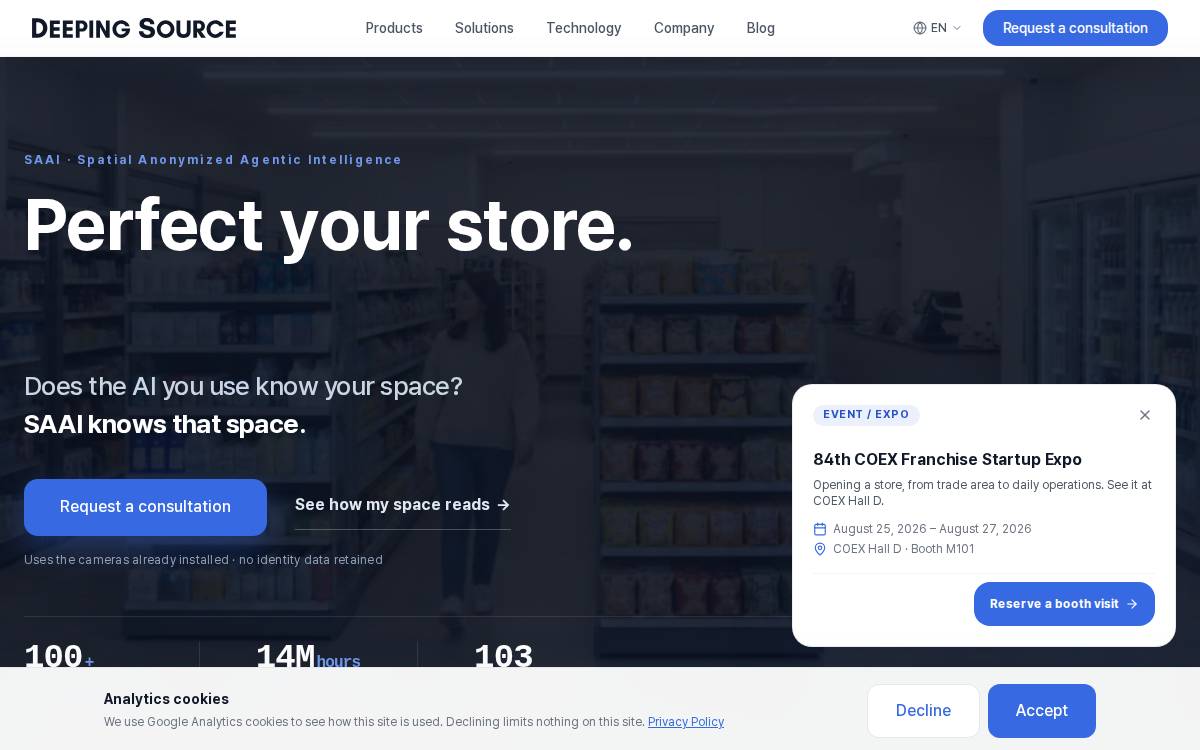 Deepingsource website preview