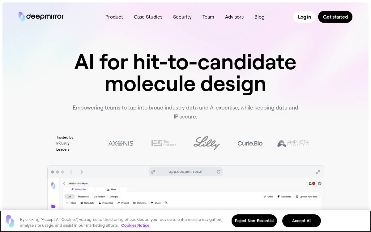 Deepmirror website preview