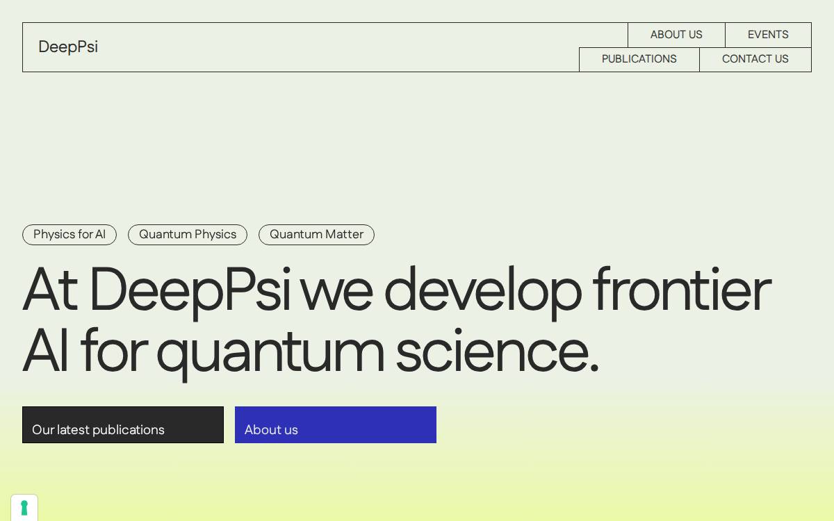DeepPsi website preview