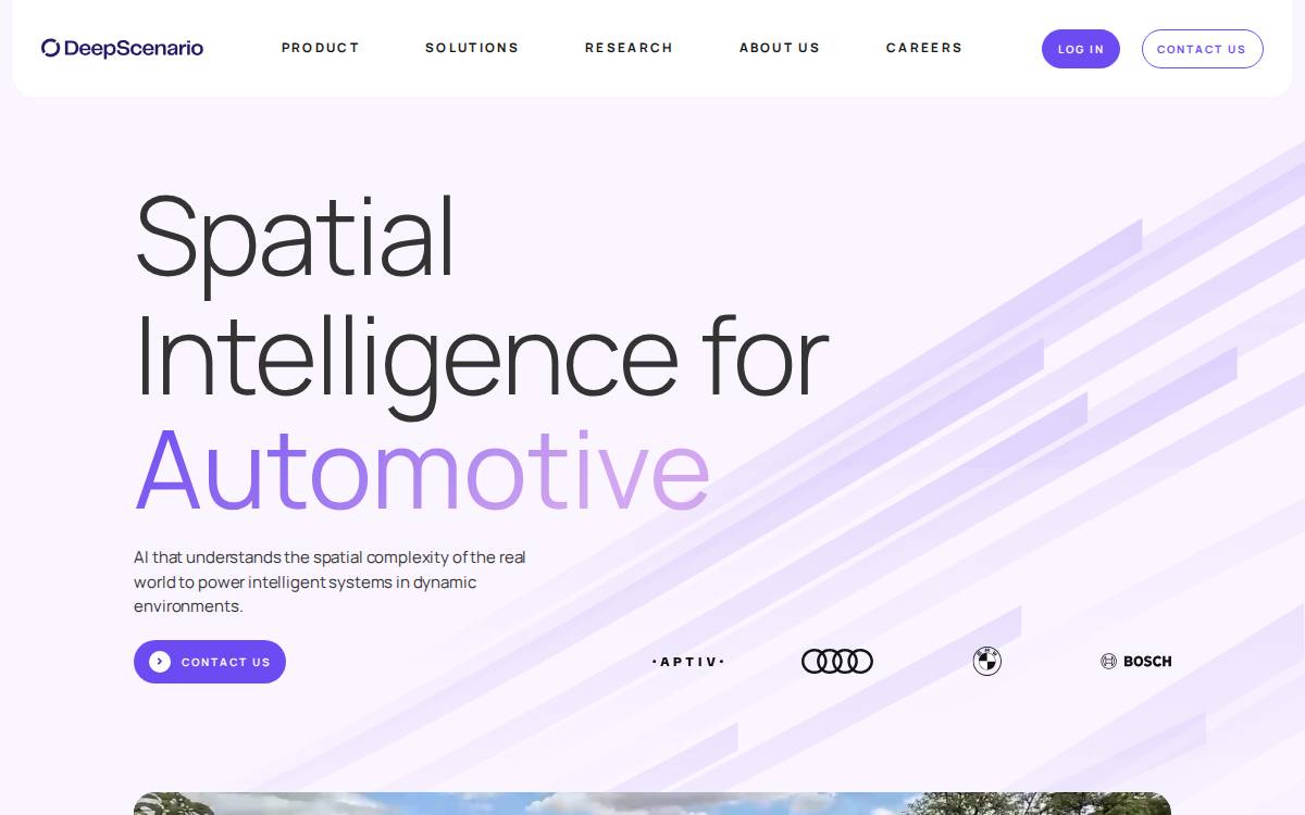 DeepScenario website preview
