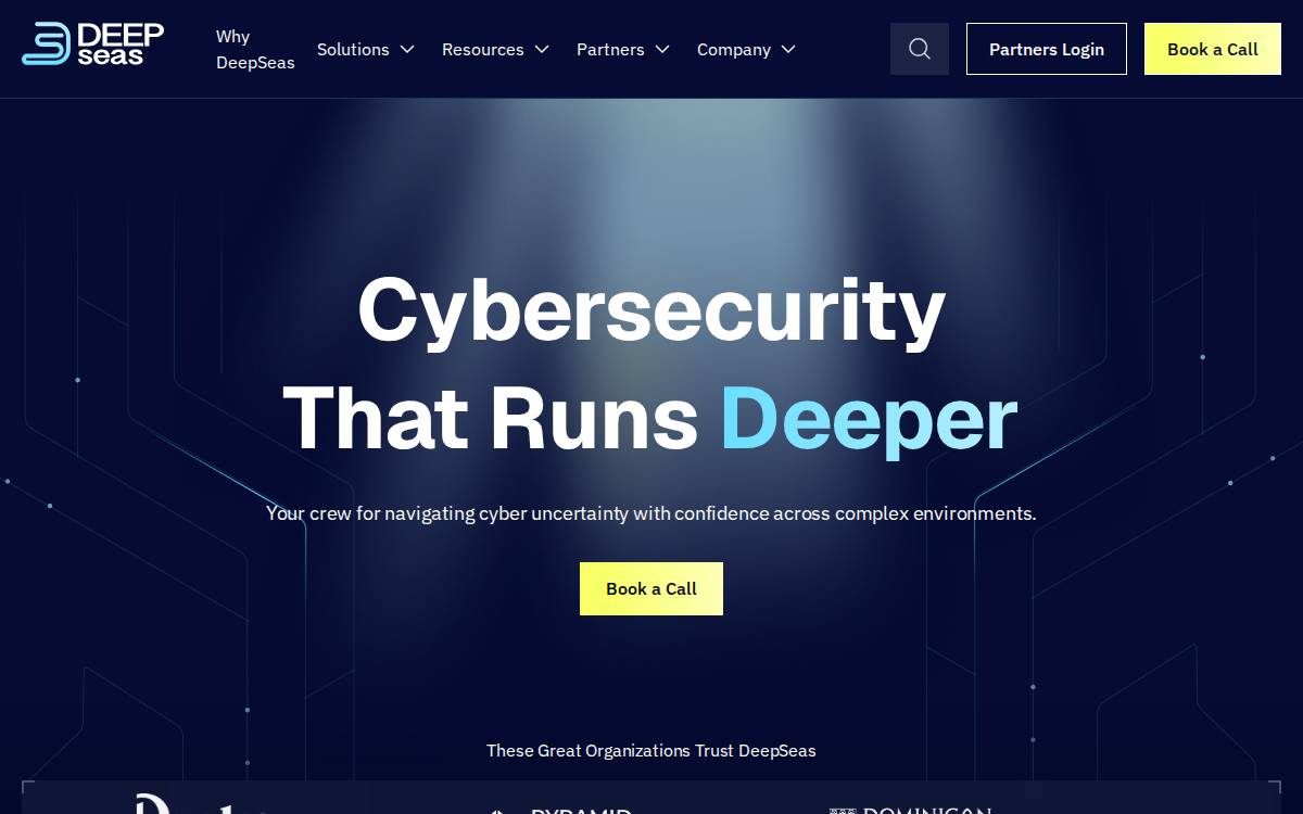 DeepSeas (formerly Advanced Threat Response) website preview