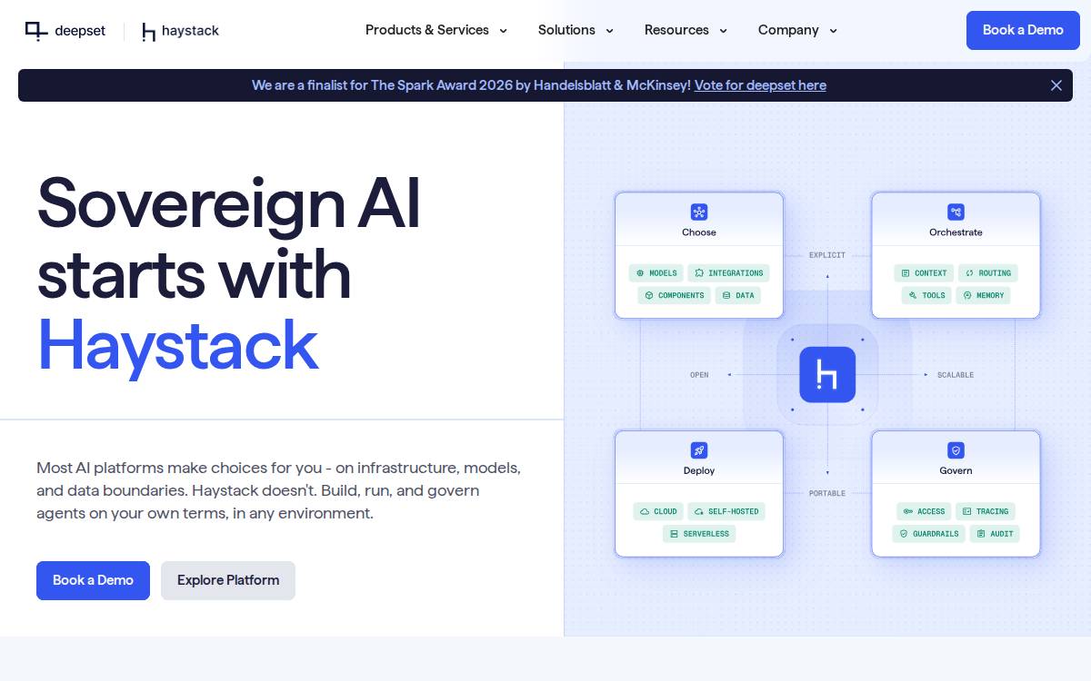 Deepset website preview