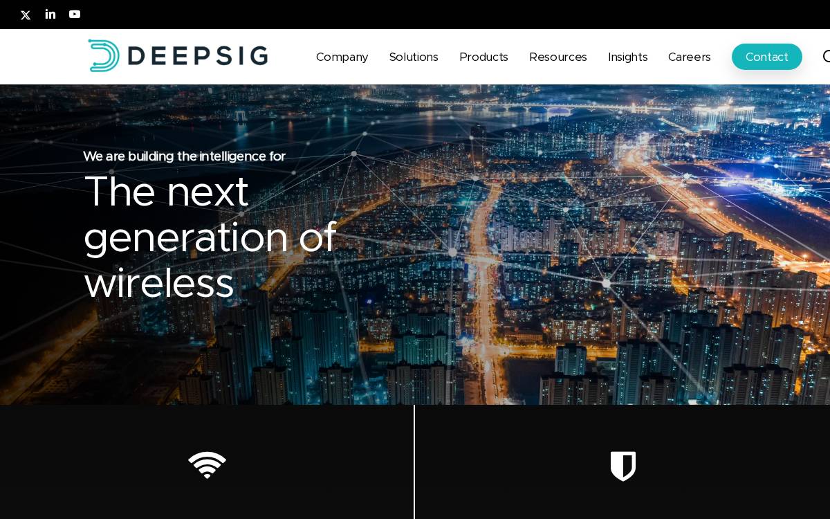 Deepsig website preview