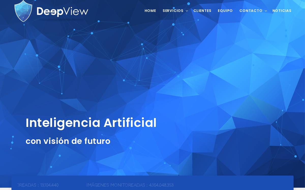Deepview website preview