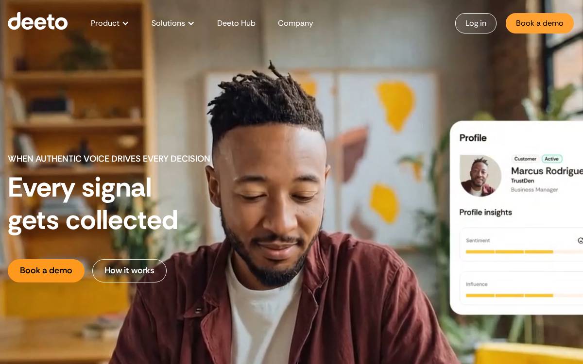 Deeto website preview