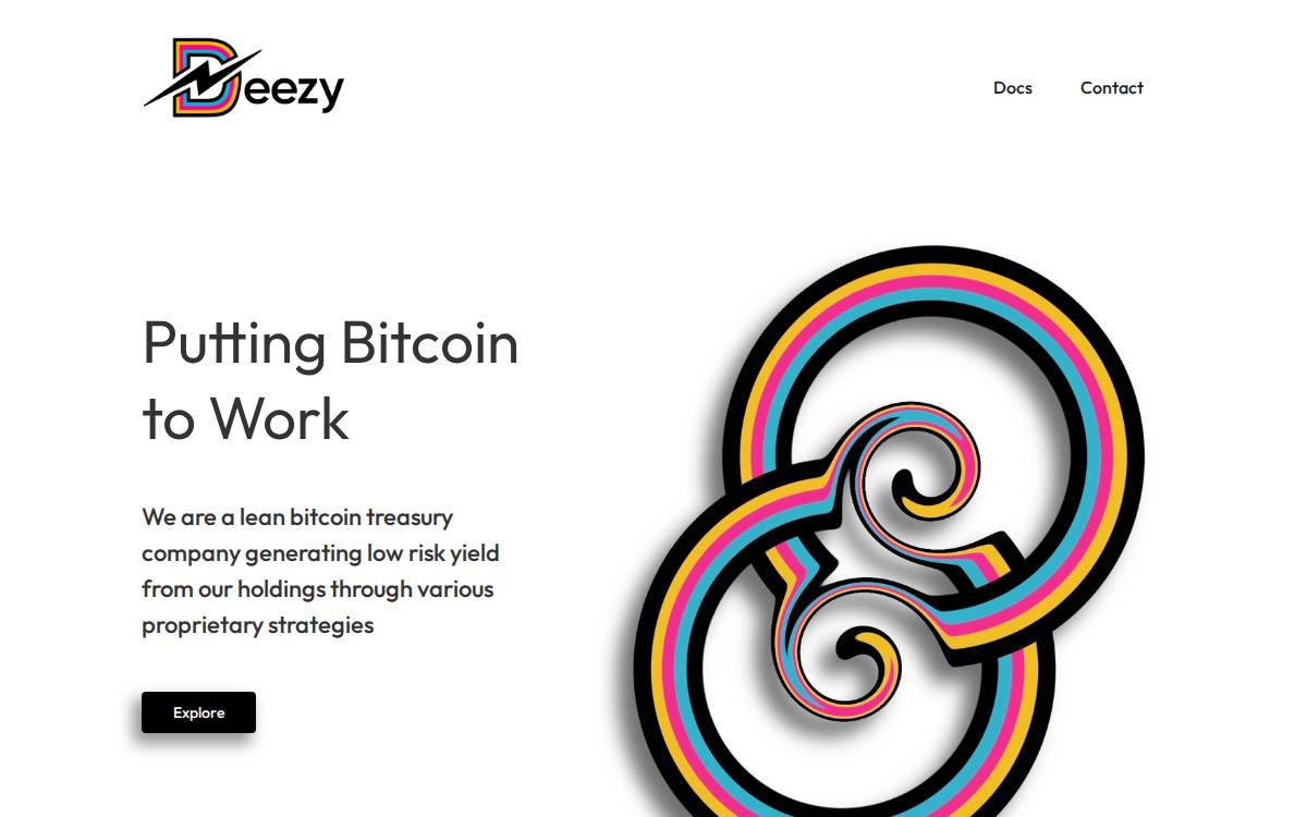 Deezy website preview
