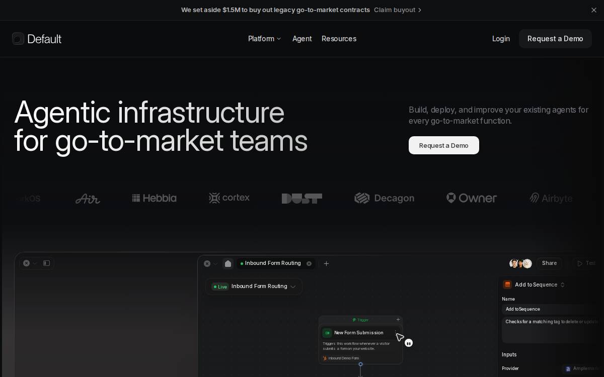 Default website preview