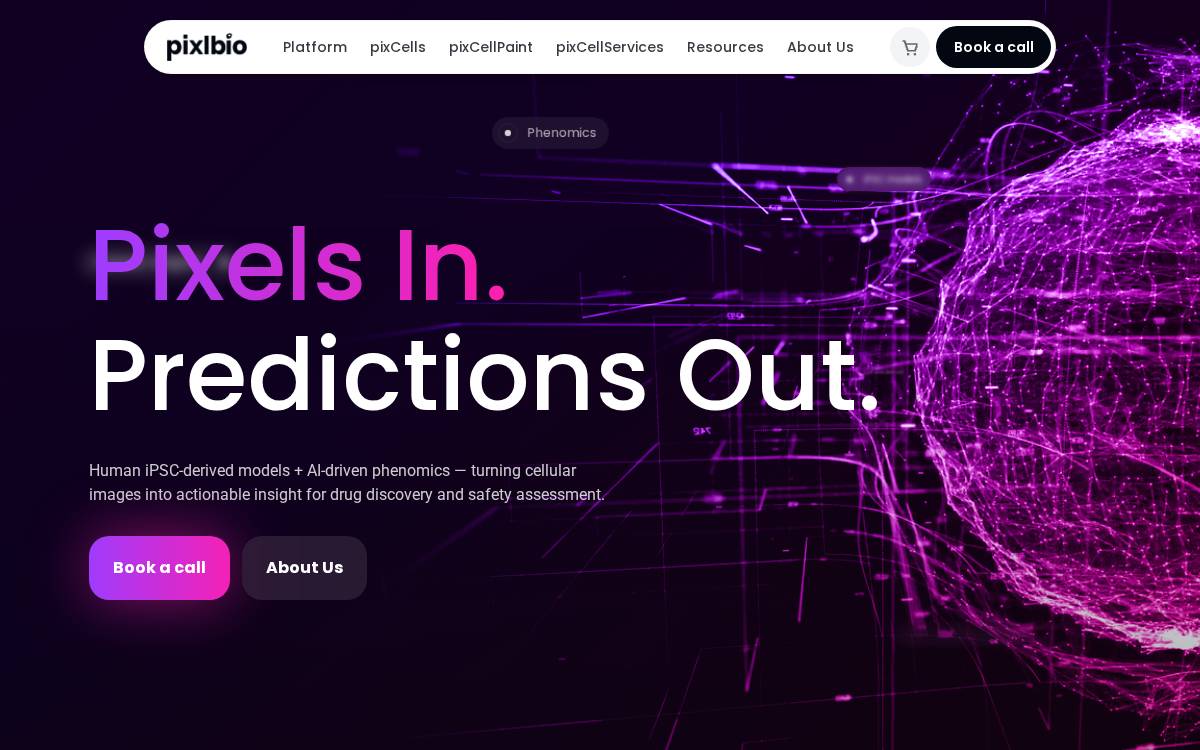 Definigen website preview