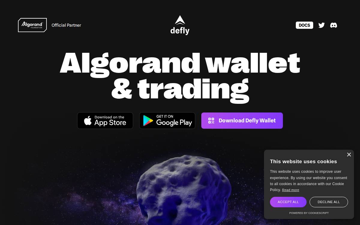 Defly website preview