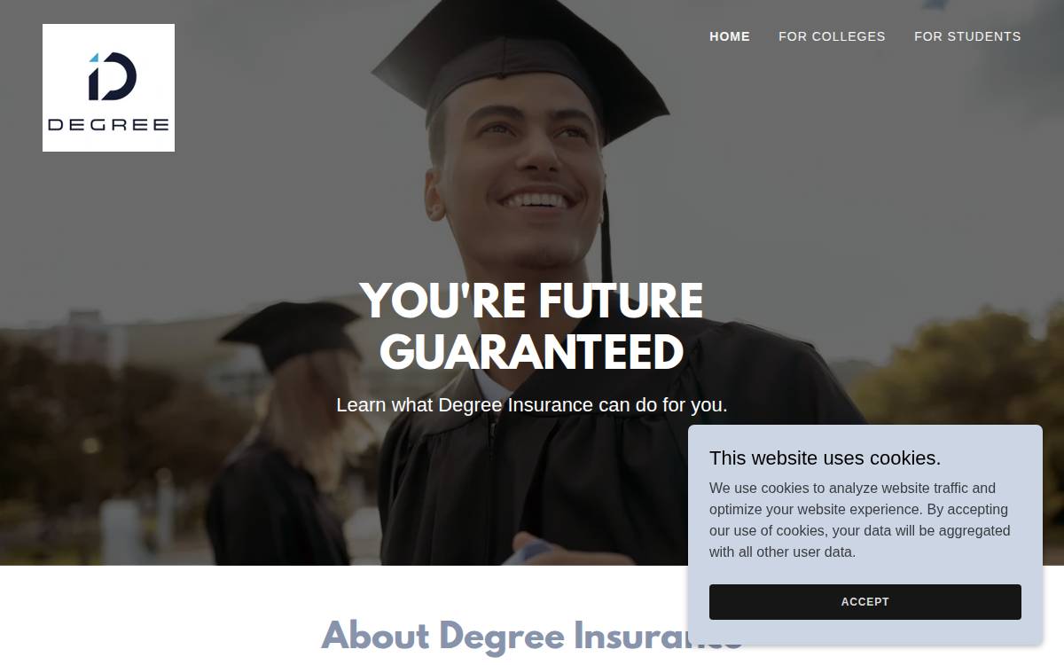 Degree Insurance website preview