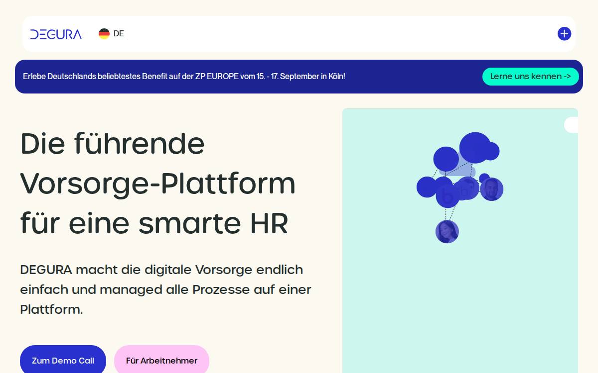 Degura website preview