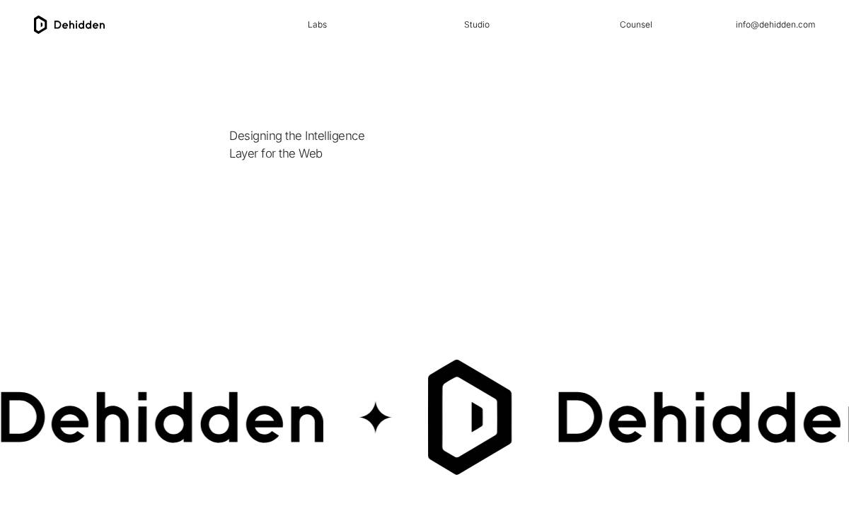 Dehidden website preview