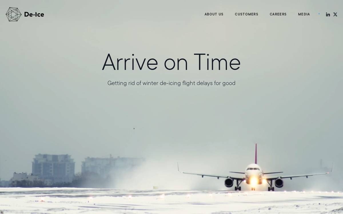Deice website preview