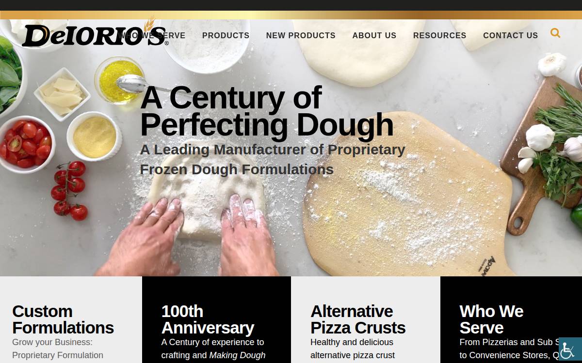 Deiorios website preview