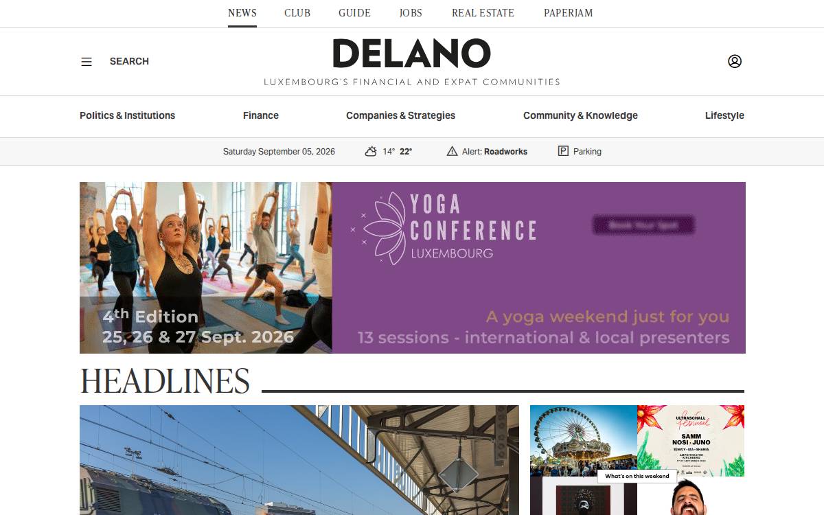 Delano website preview