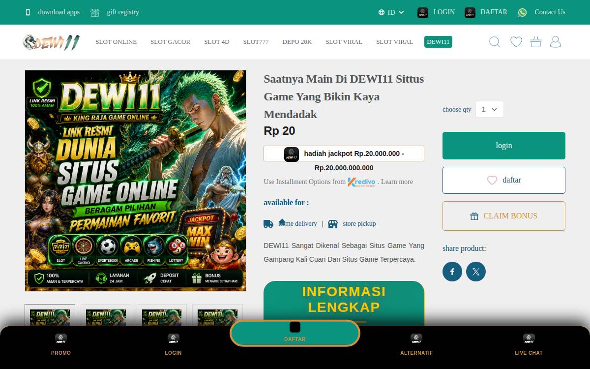 Delee website preview