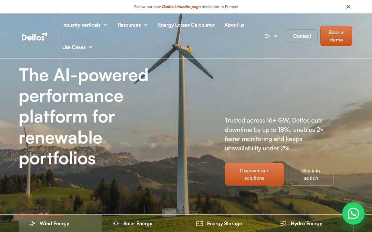 Delfosim website preview