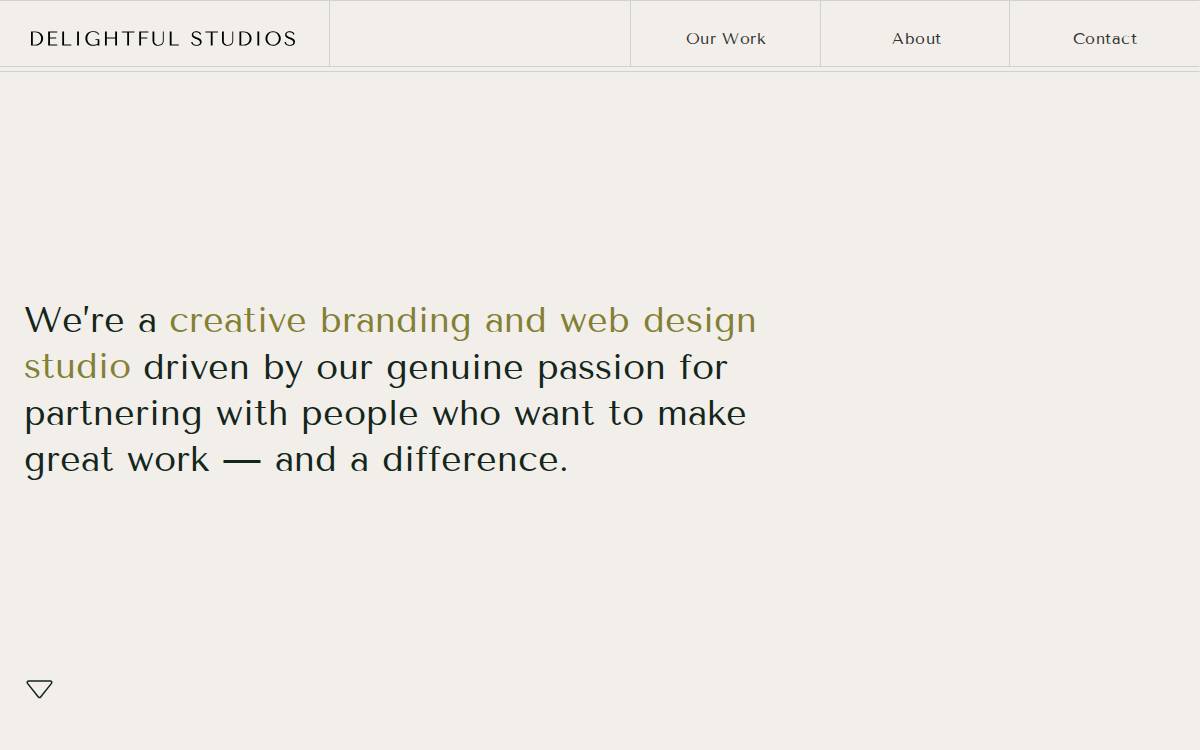 Delightful Studios website preview