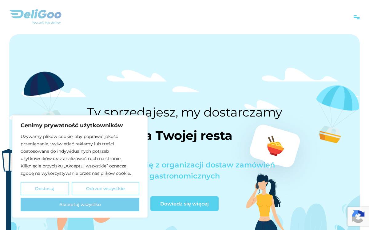 DeliGoo website preview