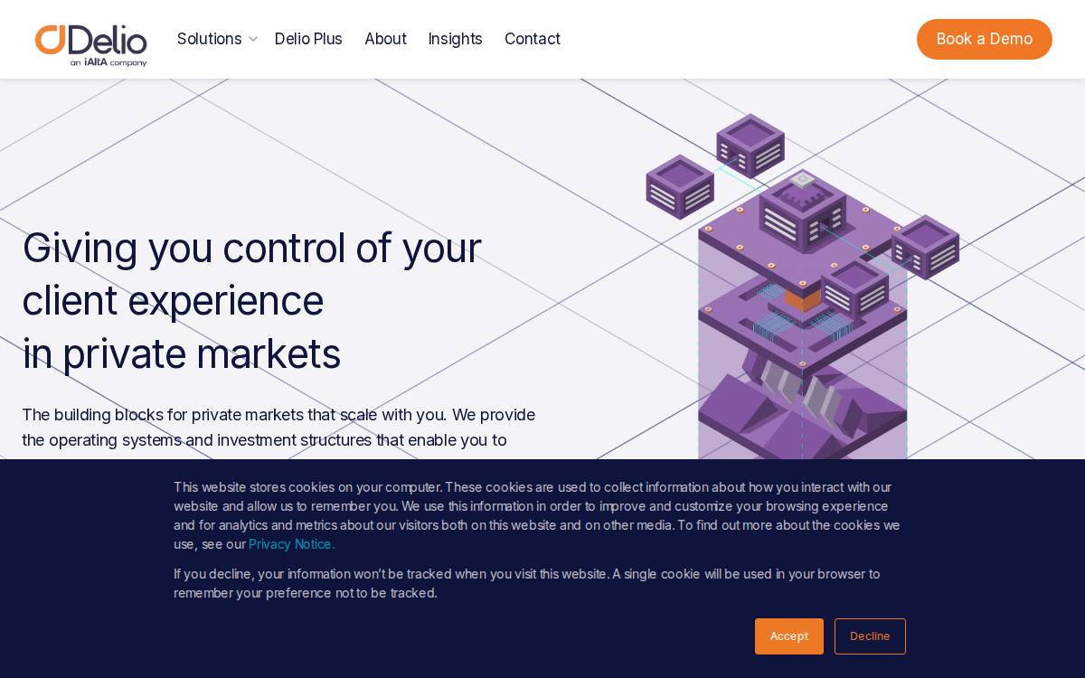 Delio website preview