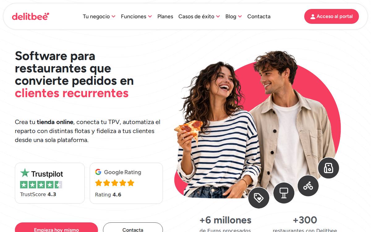 Delitbee website preview