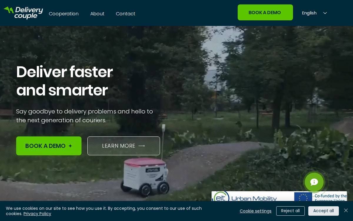 Deliverycouple website preview
