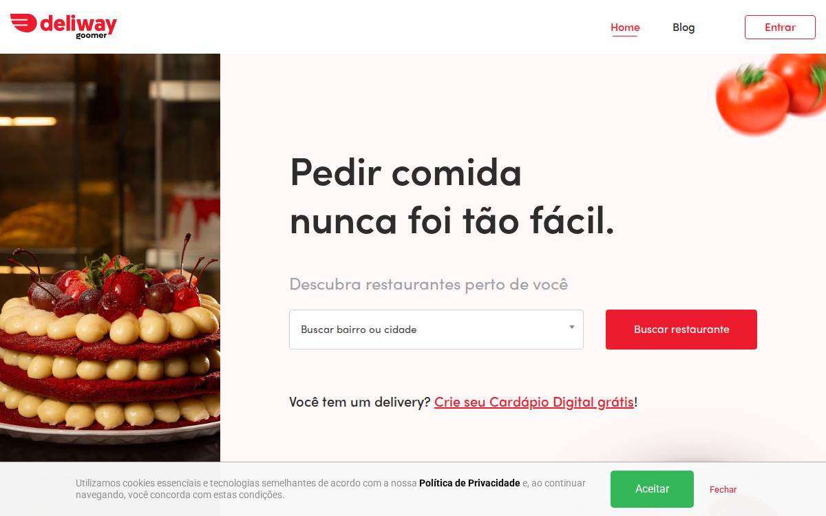 Deliway website preview