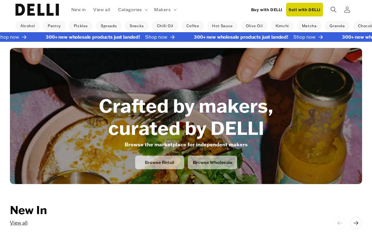 Delli website preview