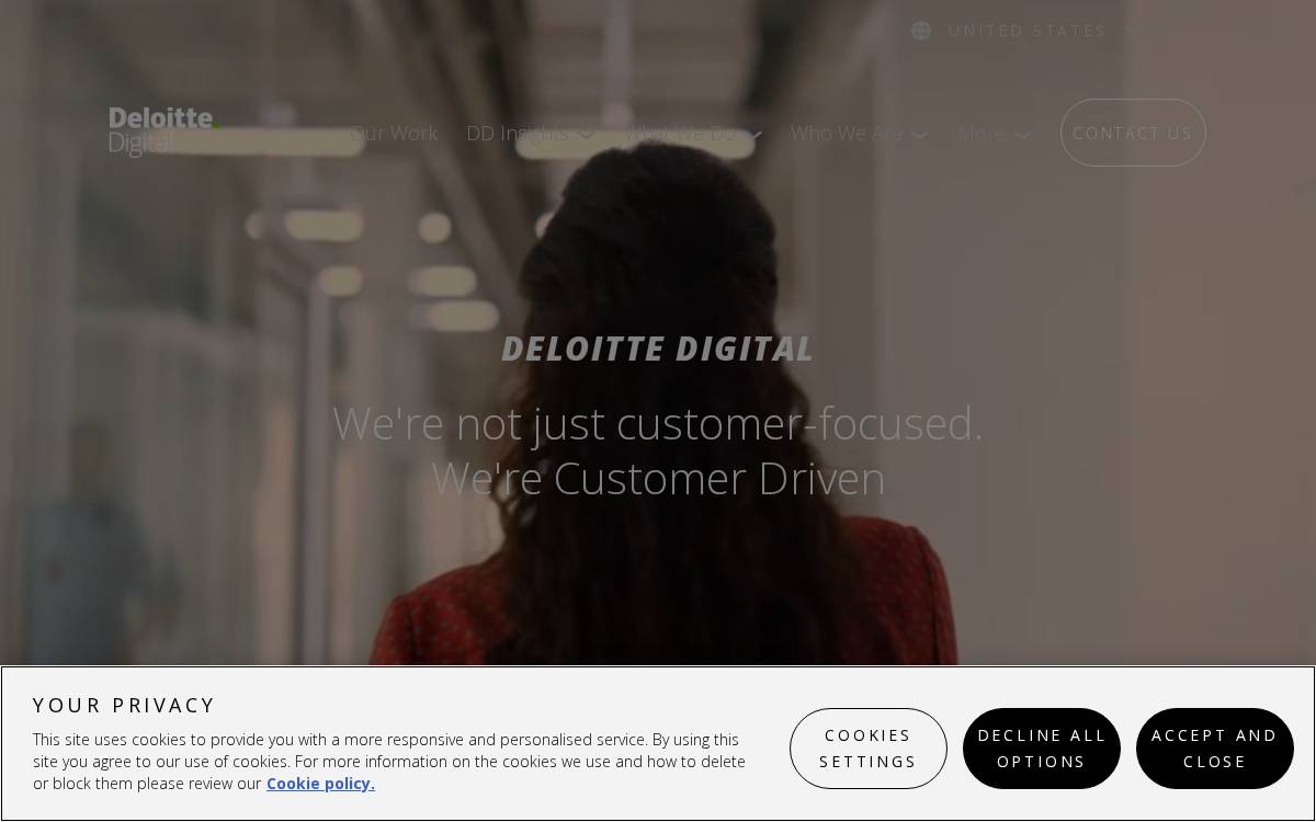 Deloitte Digital website preview