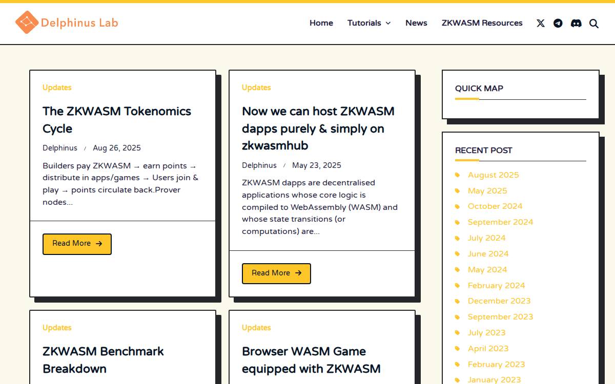 Delphinuslab website preview