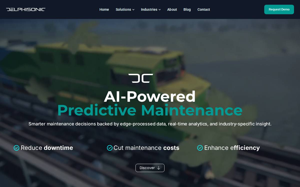 Delphisonic website preview