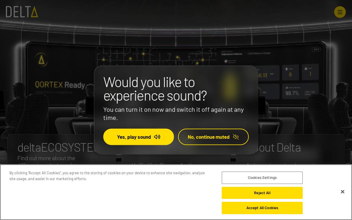 Delta Energy & Communications website preview