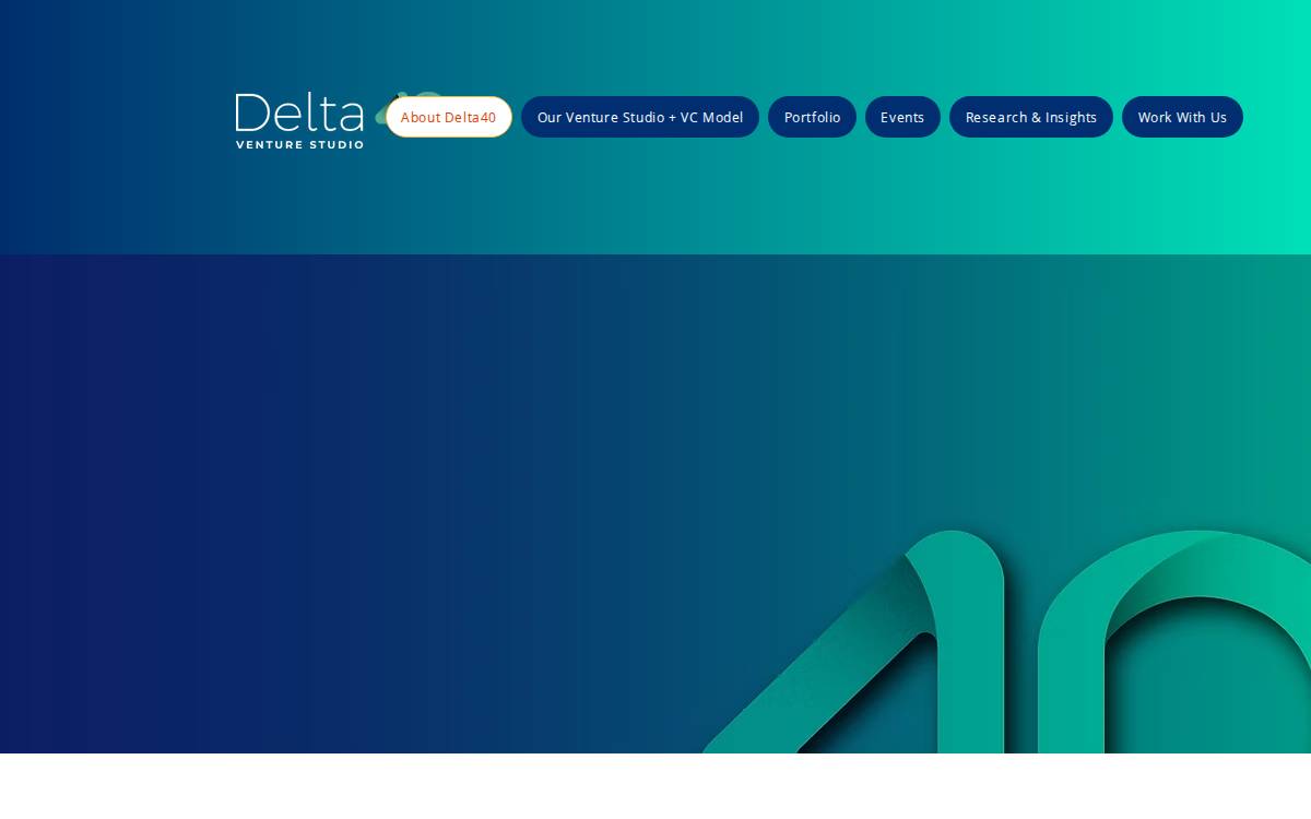 Delta40 website preview
