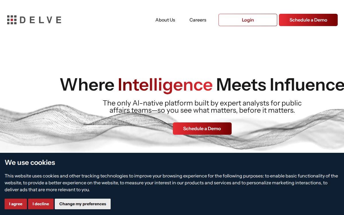 Delvedeeper website preview