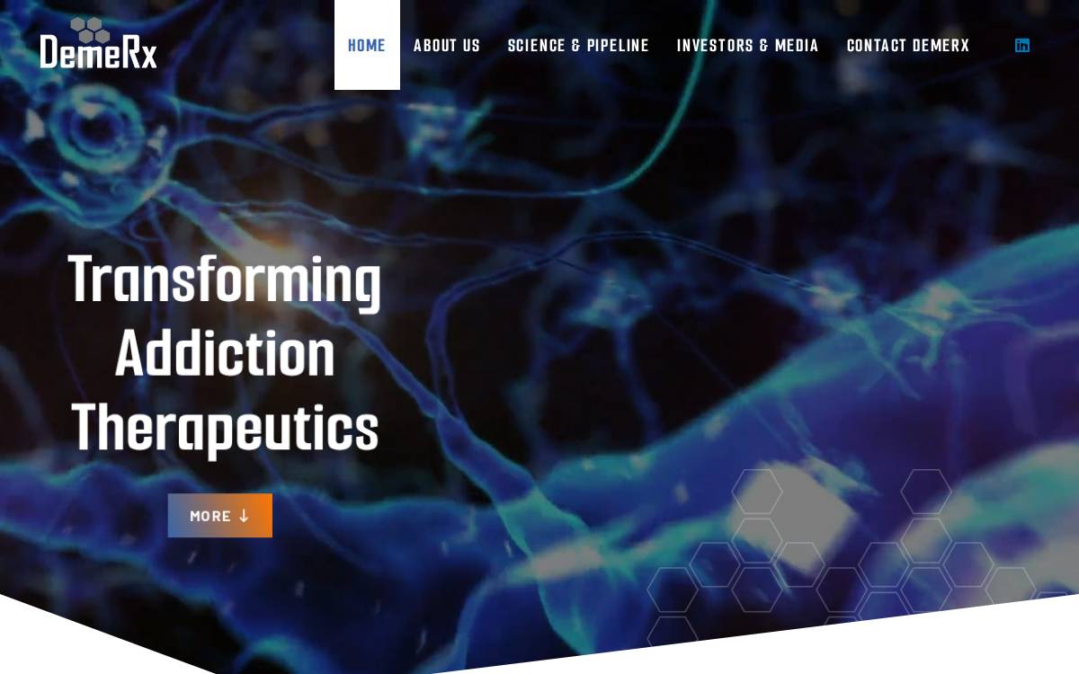DemeRx website preview