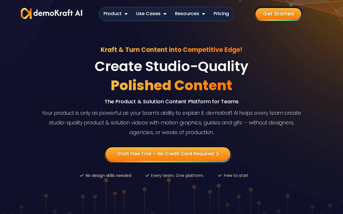 Demokraft website preview