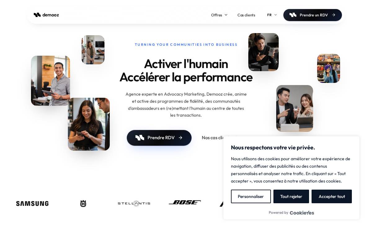 Demooz website preview
