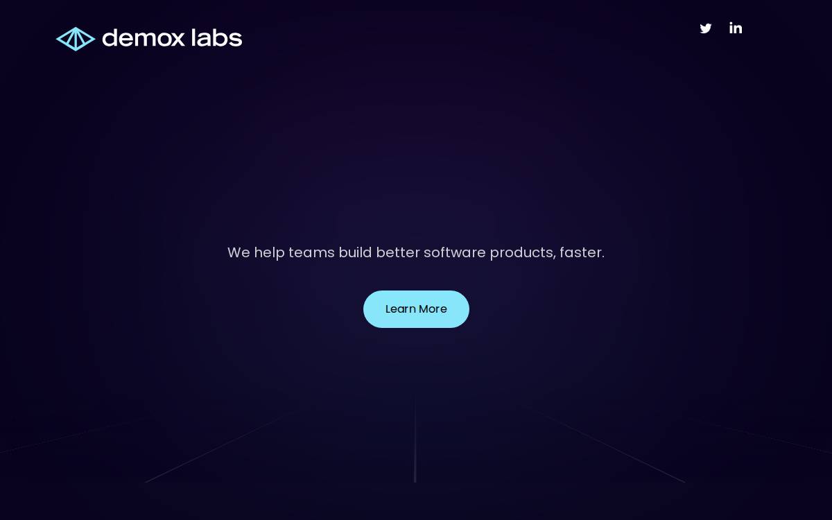Demox Labs website preview