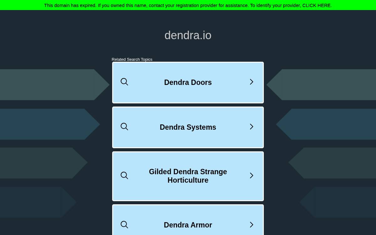 Dendra Systems website preview