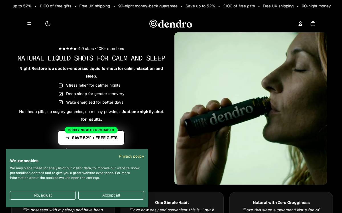 Dendro website preview