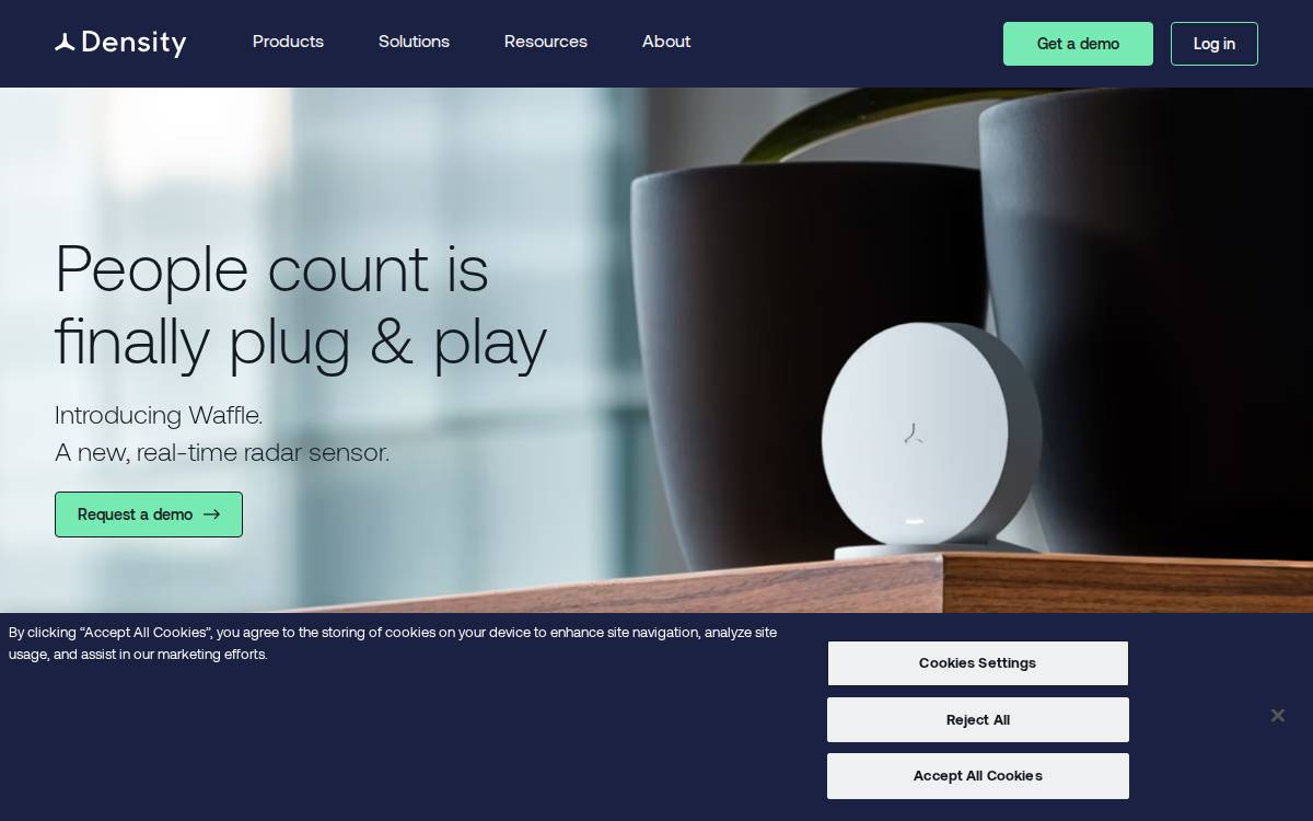 Density website preview