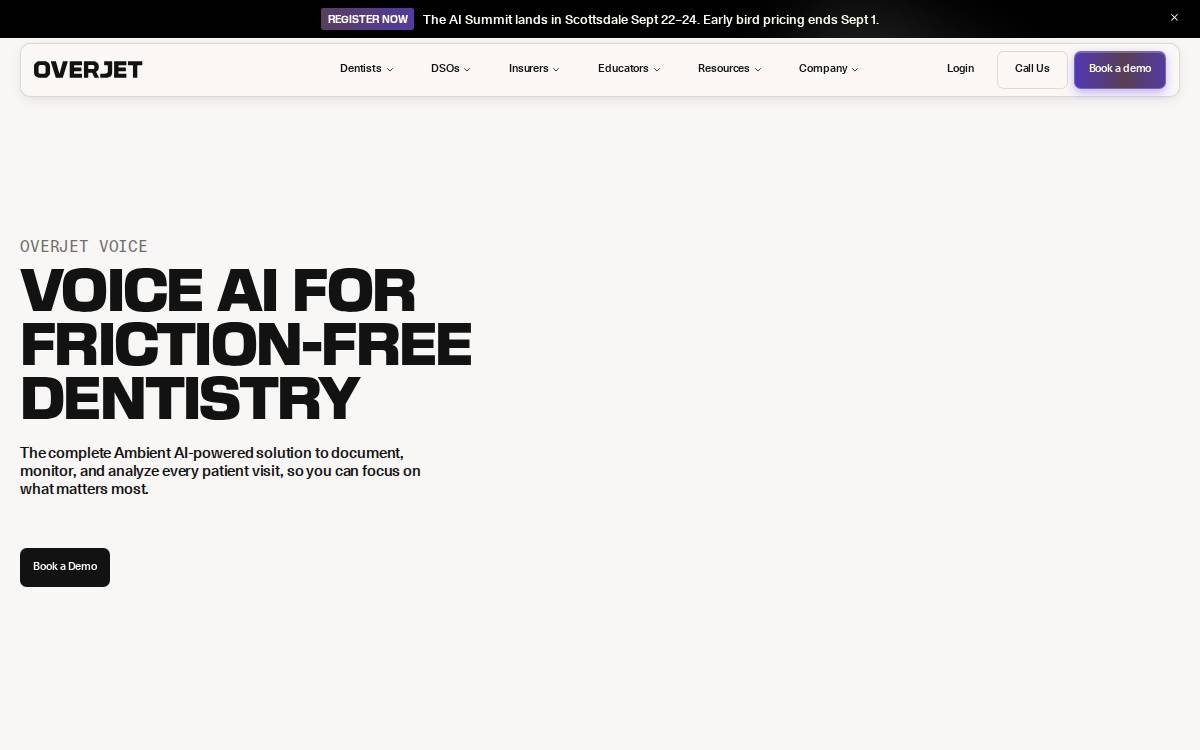 Dentalbee website preview