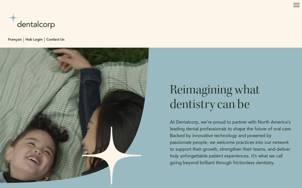 Dentalcorp website preview