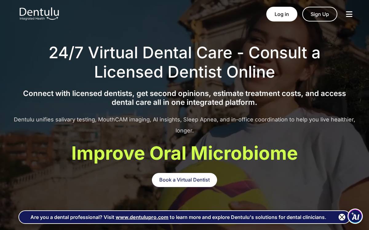 Dentulu website preview