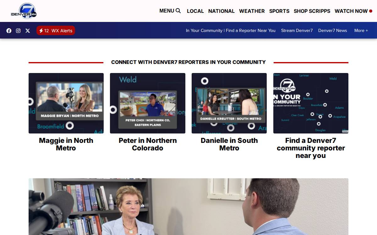 Denver7 website preview